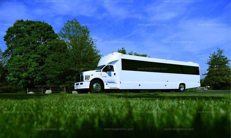 The Ford F-750 Party Bus in available to rent across New Jersey NJ